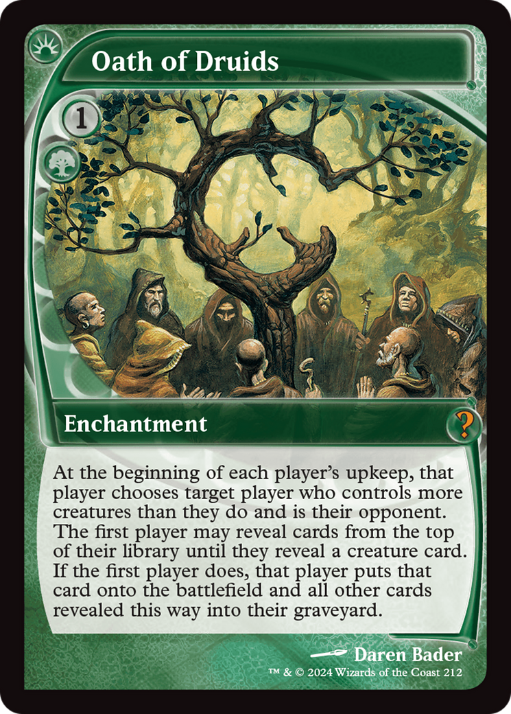 Oath of Druids (Future Sight) [Mystery Booster 2] - Destination Retro