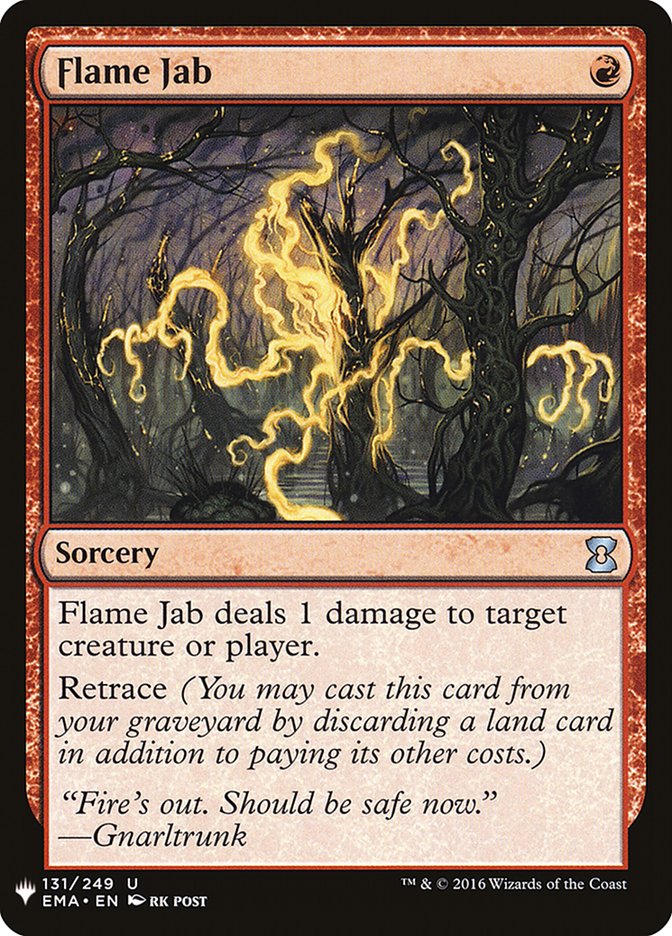Flame Jab [Mystery Booster] - Destination Retro