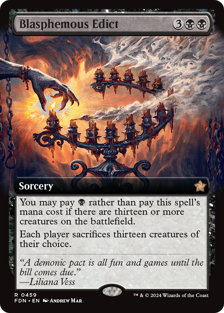 Blasphemous Edict (Extended Art) [Foundations] - Destination Retro