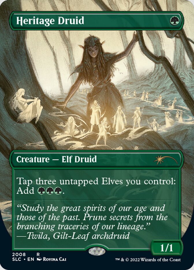 Heritage Druid (Borderless) [Secret Lair Countdown Kit] - Destination Retro