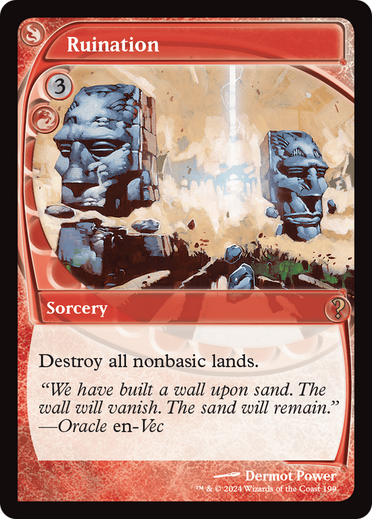 Ruination (Future Sight) [Mystery Booster 2] - Destination Retro
