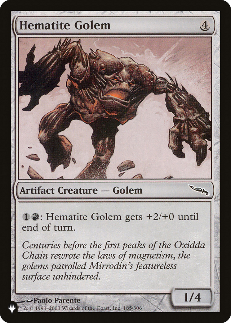 Hematite Golem [The List] - Destination Retro