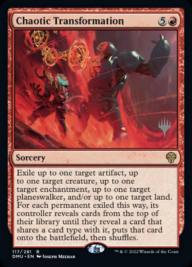 Chaotic Transformation (Promo Pack) [Dominaria United Promos] - Destination Retro