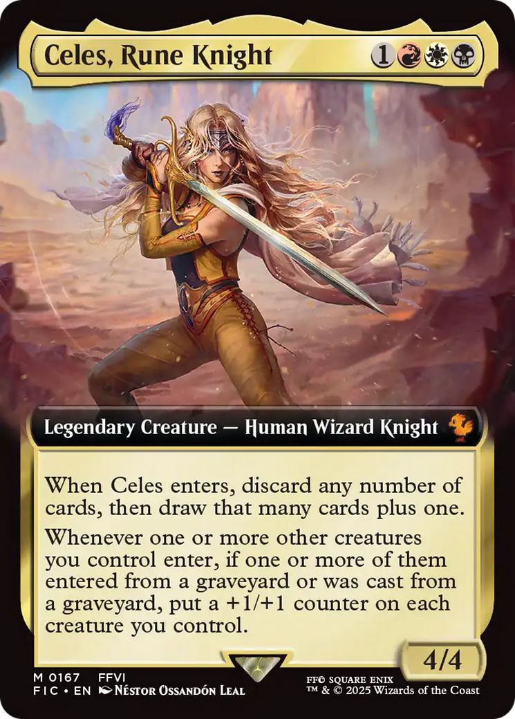 Celes, Rune Knight (Extended Art) [FINAL FANTASY Commander] - Destination Retro