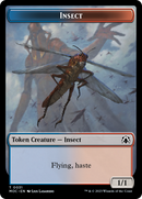 Soldier // Insect Double-Sided Token [March of the Machine Commander Tokens] - Destination Retro