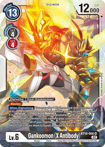 Gankoomon (X Antibody) [BT10-068] [Xros Encounter] - Destination Retro
