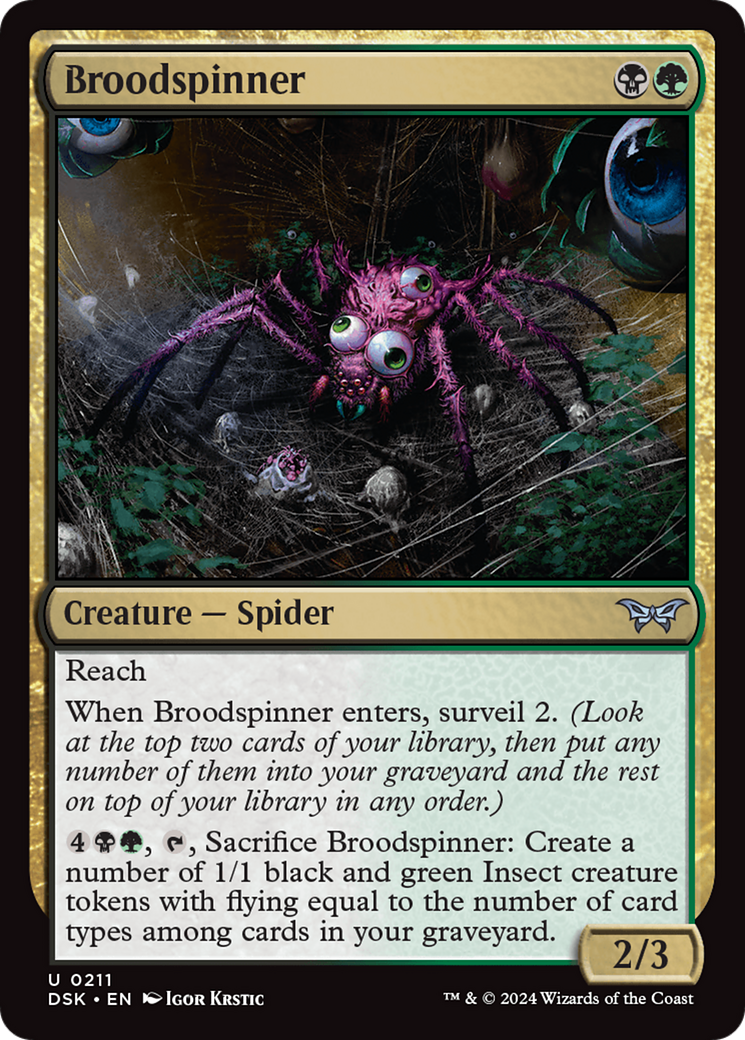 Broodspinner [Duskmourn: House of Horror] - Destination Retro