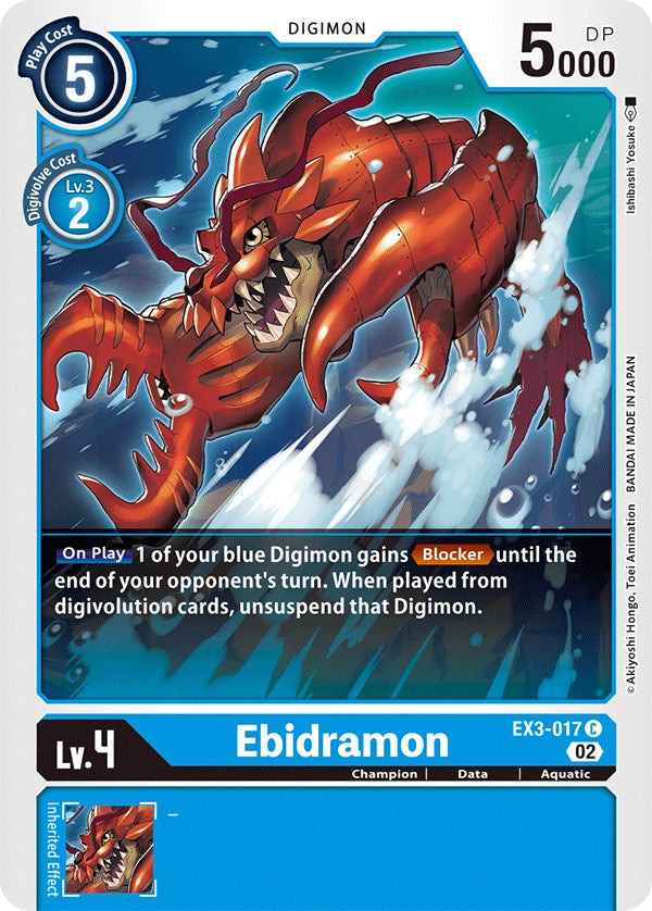 Ebidramon [EX3-017] [Draconic Roar] - Destination Retro