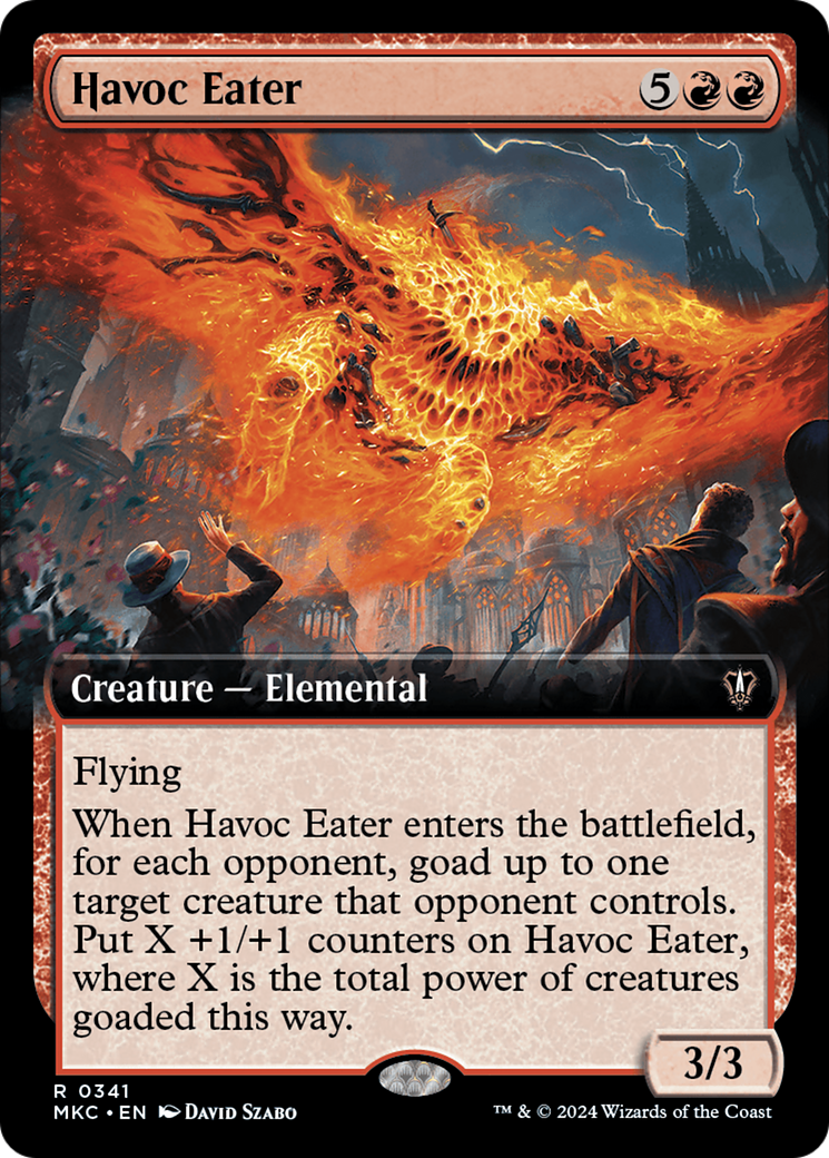 Havoc Eater (Extended Art) [Murders at Karlov Manor Commander] - Destination Retro