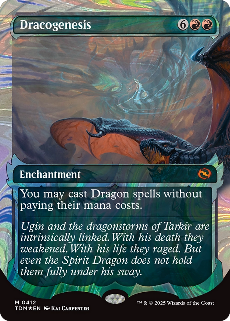 Dracogenesis (0412) (Showcase) (Halo Foil) [Tarkir: Dragonstorm] - Destination Retro