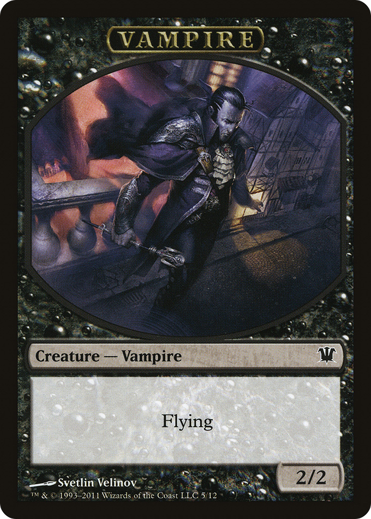 Vampire (0007) // Vampire (0008) Double-Sided Token [Innistrad Remastered Tokens] - Destination Retro
