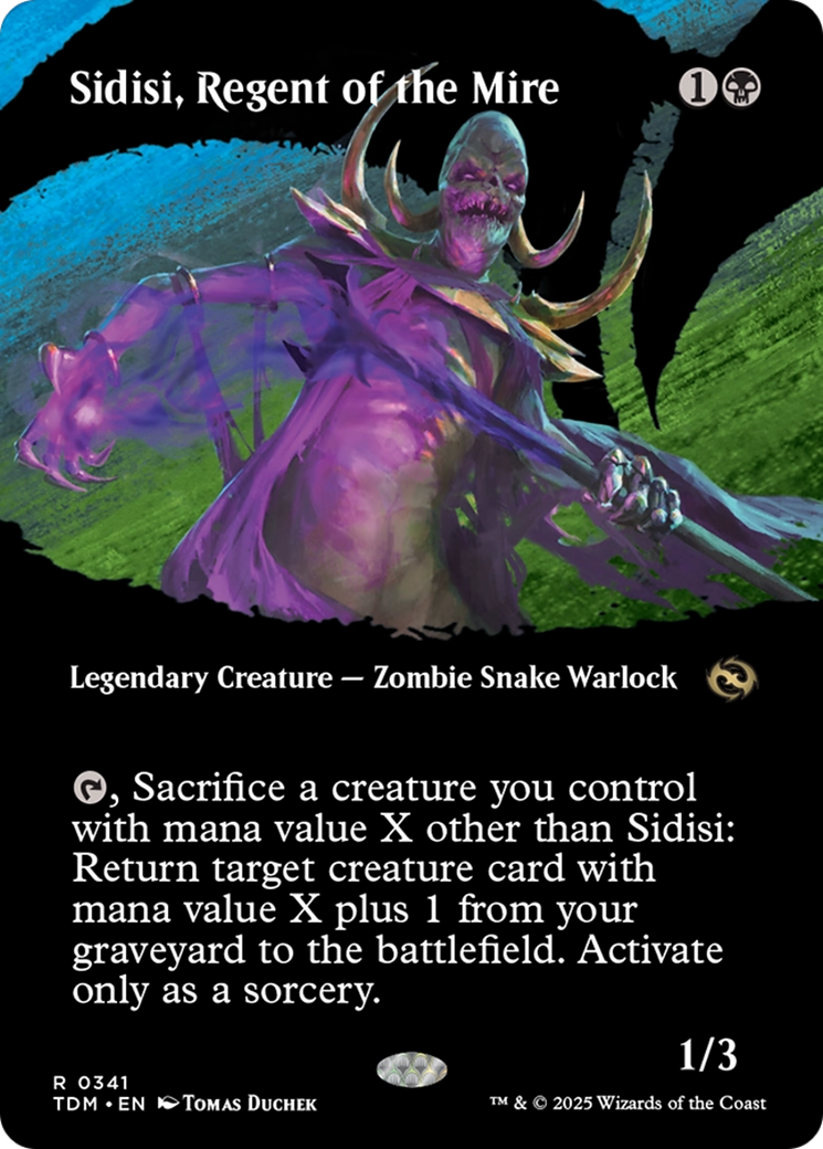 Sidisi, Regent of the Mire (Borderless) [Tarkir: Dragonstorm] - Destination Retro