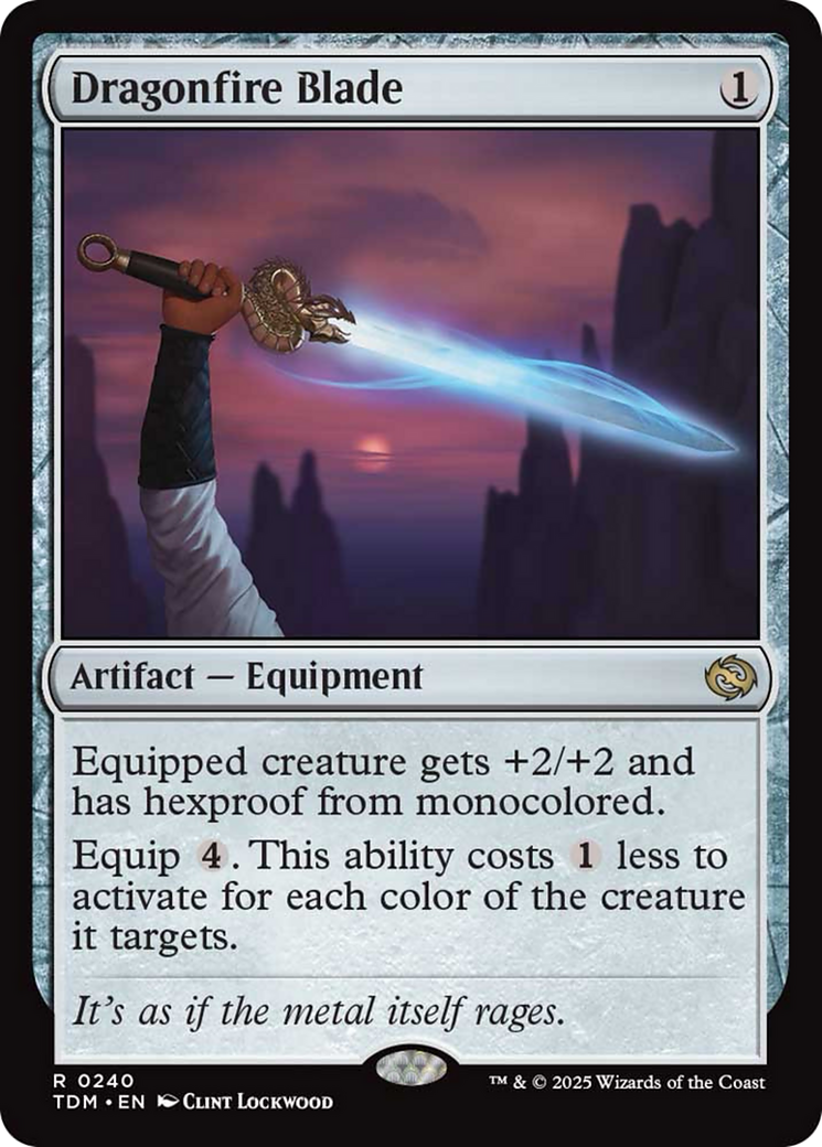 Dragonfire Blade [Tarkir: Dragonstorm] - Destination Retro