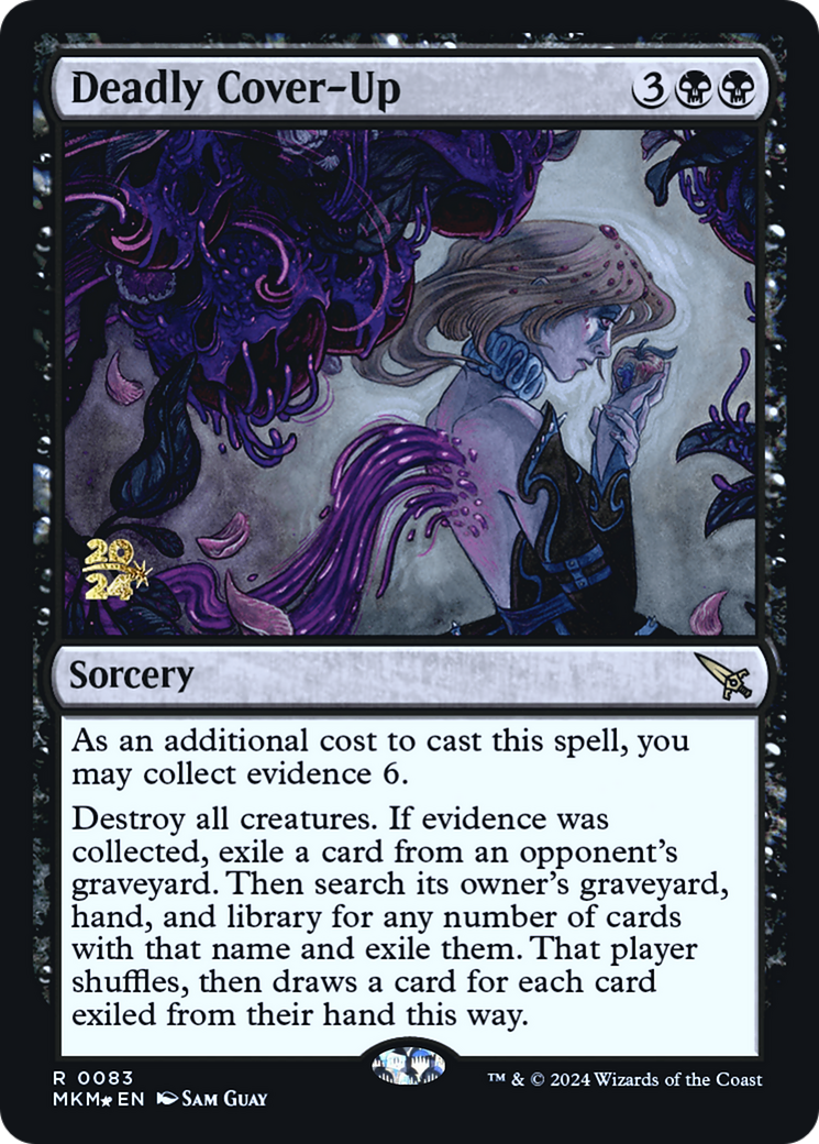 Deadly Cover-Up [Murders at Karlov Manor Prerelease Promos] - Destination Retro