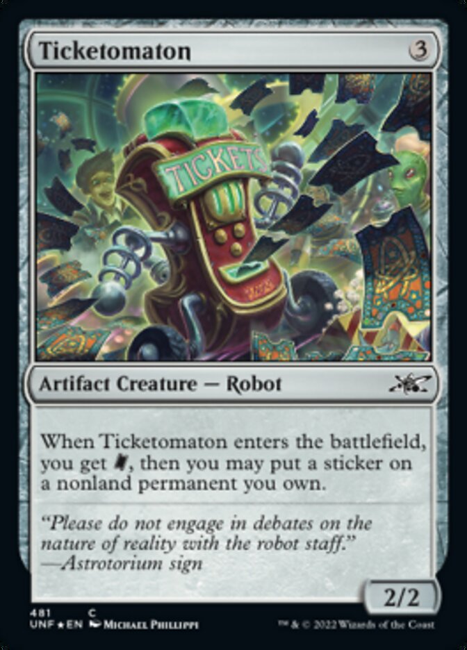 Ticketomaton (Galaxy Foil) [Unfinity] - Destination Retro