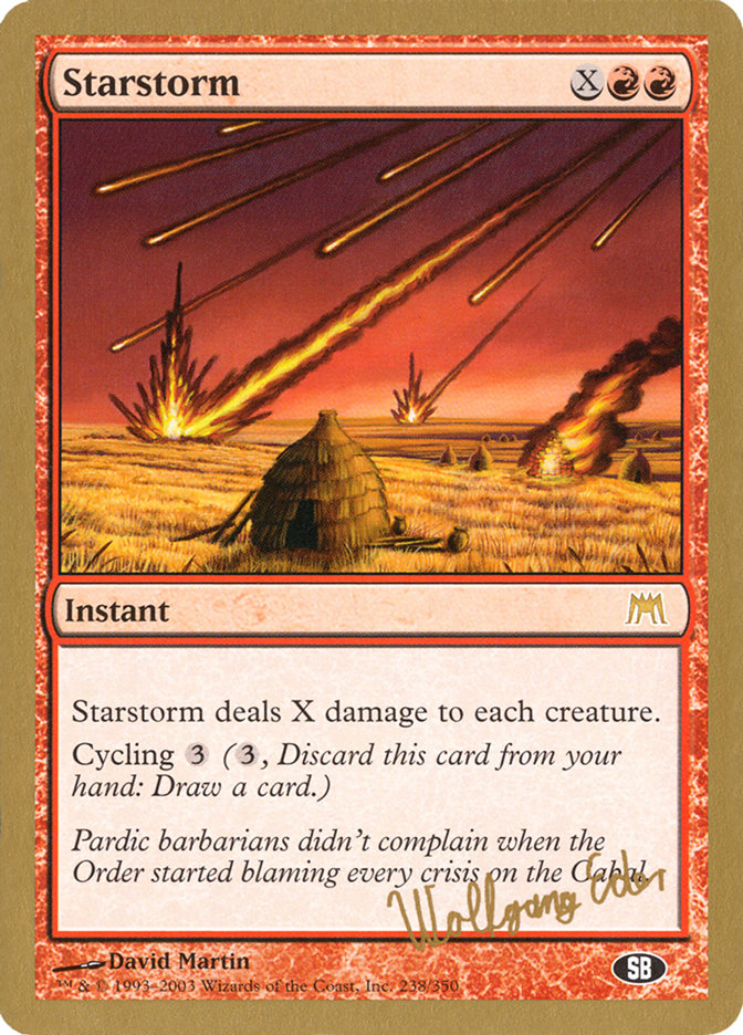 Starstorm (Wolfgang Eder) (SB) [World Championship Decks 2003] - Destination Retro