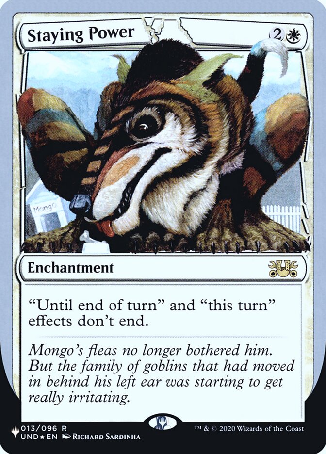 Staying Power (Unfinity Foil Edition) [The List] - Destination Retro
