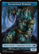 Salamander Warrior // Zombie Druid Double-Sided Token [Tarkir: Dragonstorm Commander Tokens] - Destination Retro