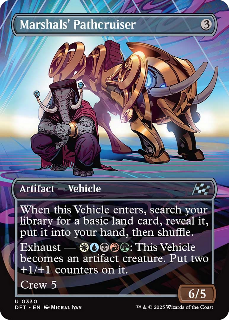 Marshals' Pathcruiser (Borderless) [Aetherdrift] - Destination Retro