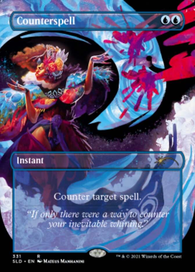 Counterspell (Borderless) [Secret Lair Drop Series] - Destination Retro