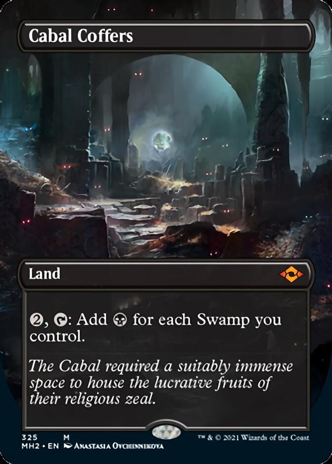Cabal Coffers (Borderless Alternate Art) [Modern Horizons 2] - Destination Retro