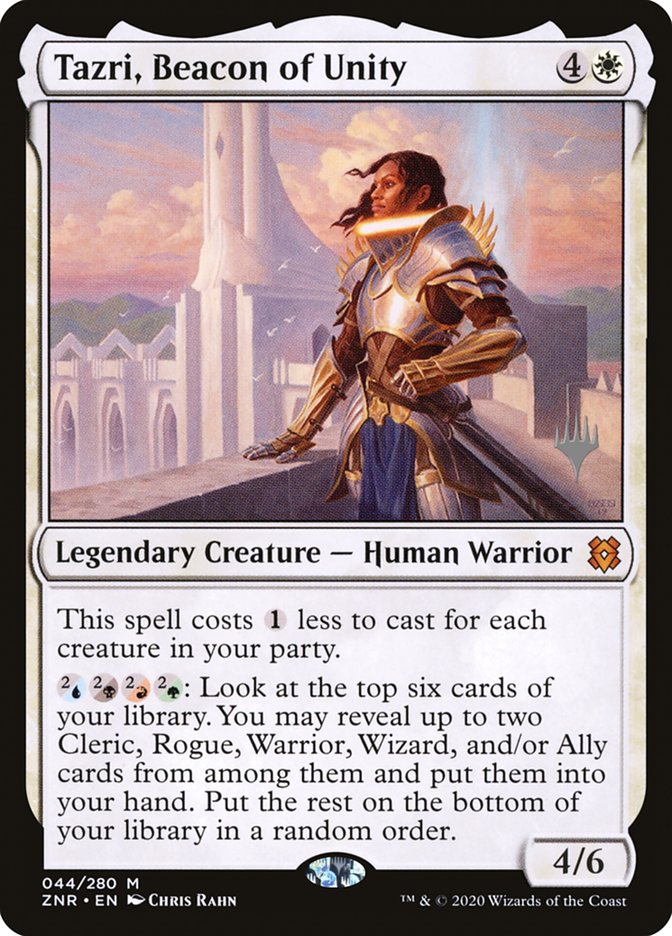 Tazri, Beacon of Unity (Promo Pack) [Zendikar Rising Promos] - Destination Retro