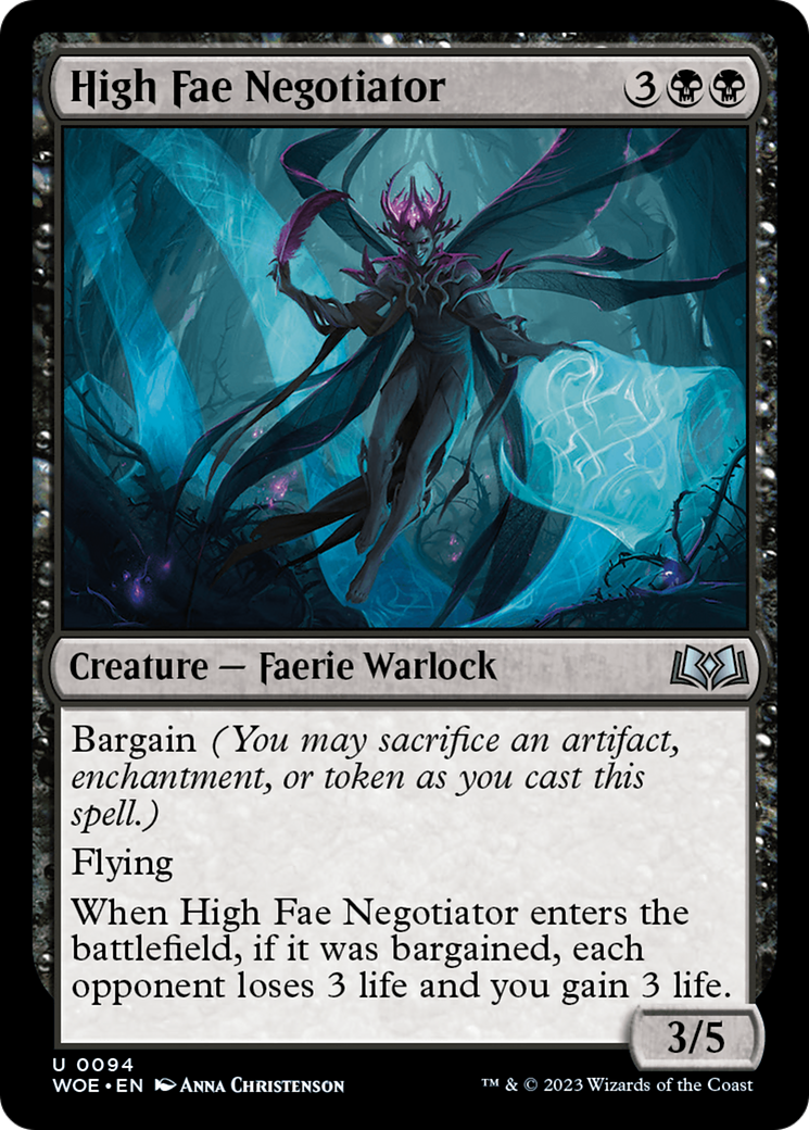High Fae Negotiator [Wilds of Eldraine] - Destination Retro