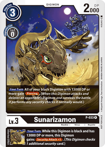 Sunarizamon [P-033] [Promotional Cards] - Destination Retro