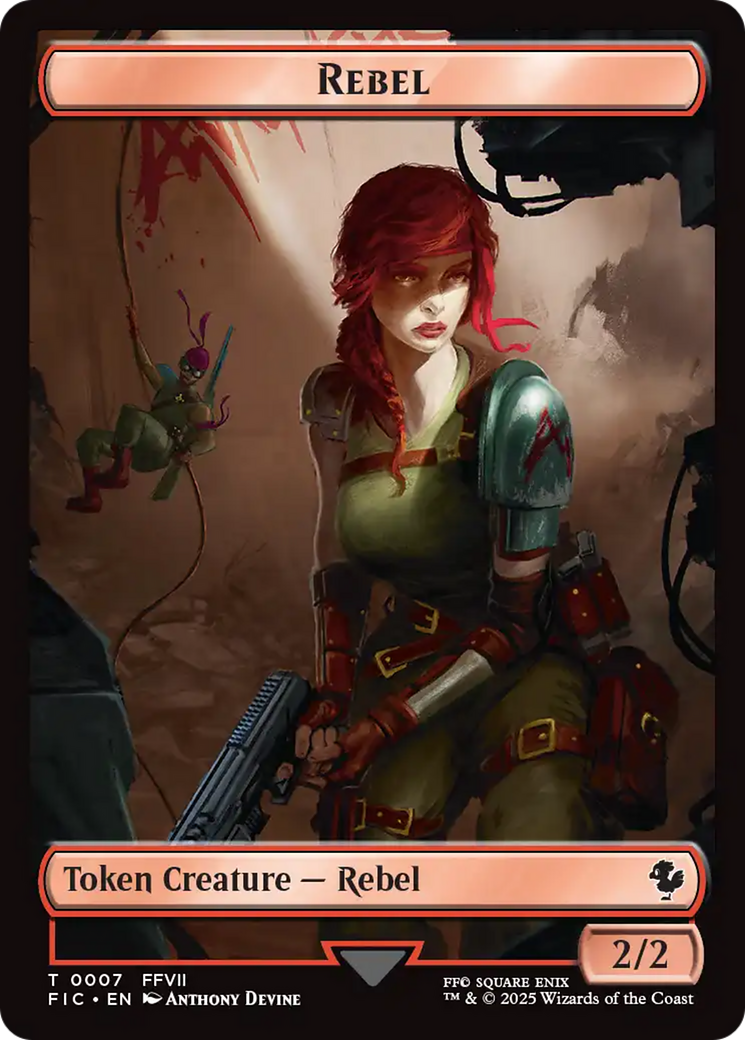 Soldier // Rebel Double-Sided Token [FINAL FANTASY Commander Tokens] - Destination Retro
