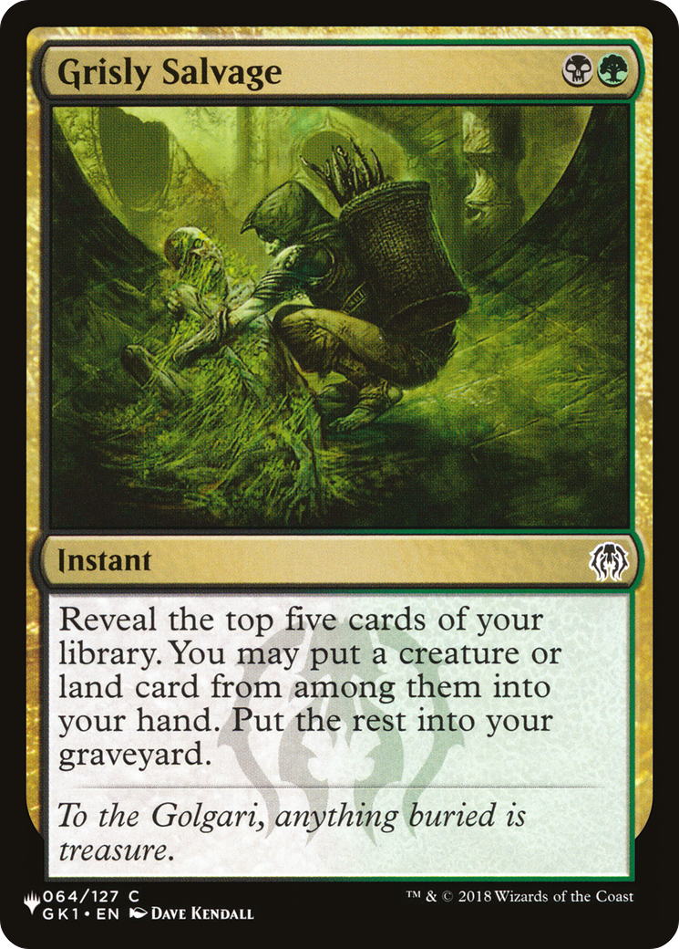 Grisly Salvage [The List] - Destination Retro