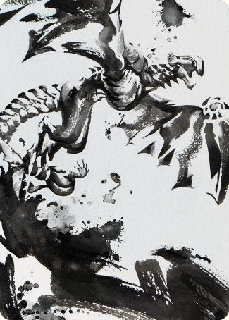 Quicksilver Fisher Art Card [Phyrexia: All Will Be One Art Series] - Destination Retro