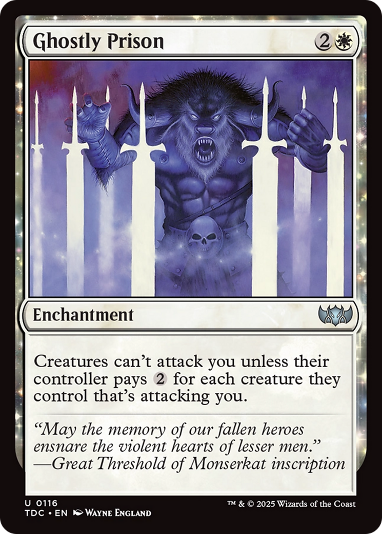 Ghostly Prison [Tarkir: Dragonstorm Commander] - Destination Retro