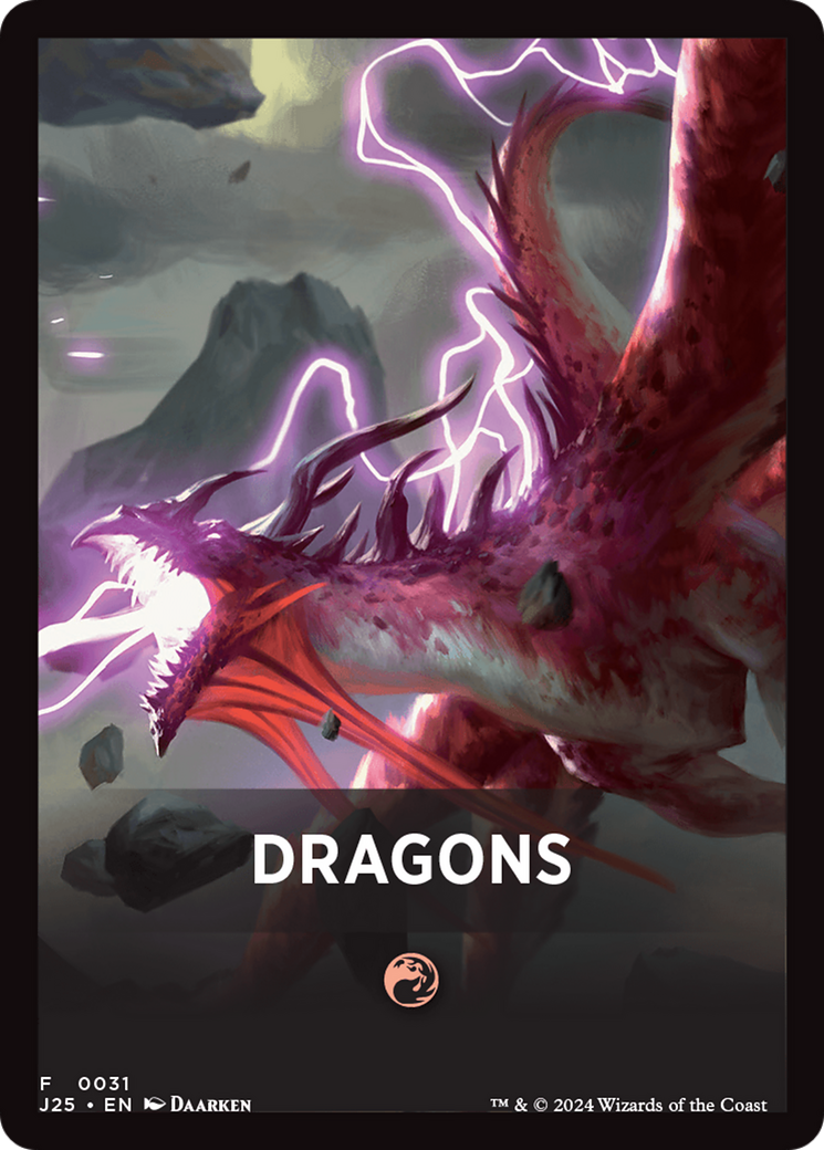 Dragons Theme Card [Foundations Jumpstart Front Cards] - Destination Retro