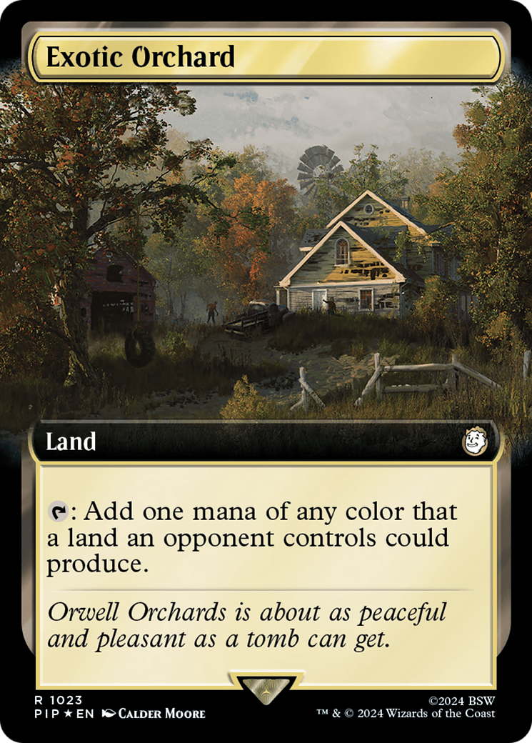 Exotic Orchard (Extended Art) (Surge Foil) [Fallout] - Destination Retro