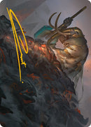 Against All Odds Art Card (Gold-Stamped Signature) [Phyrexia: All Will Be One Art Series] - Destination Retro