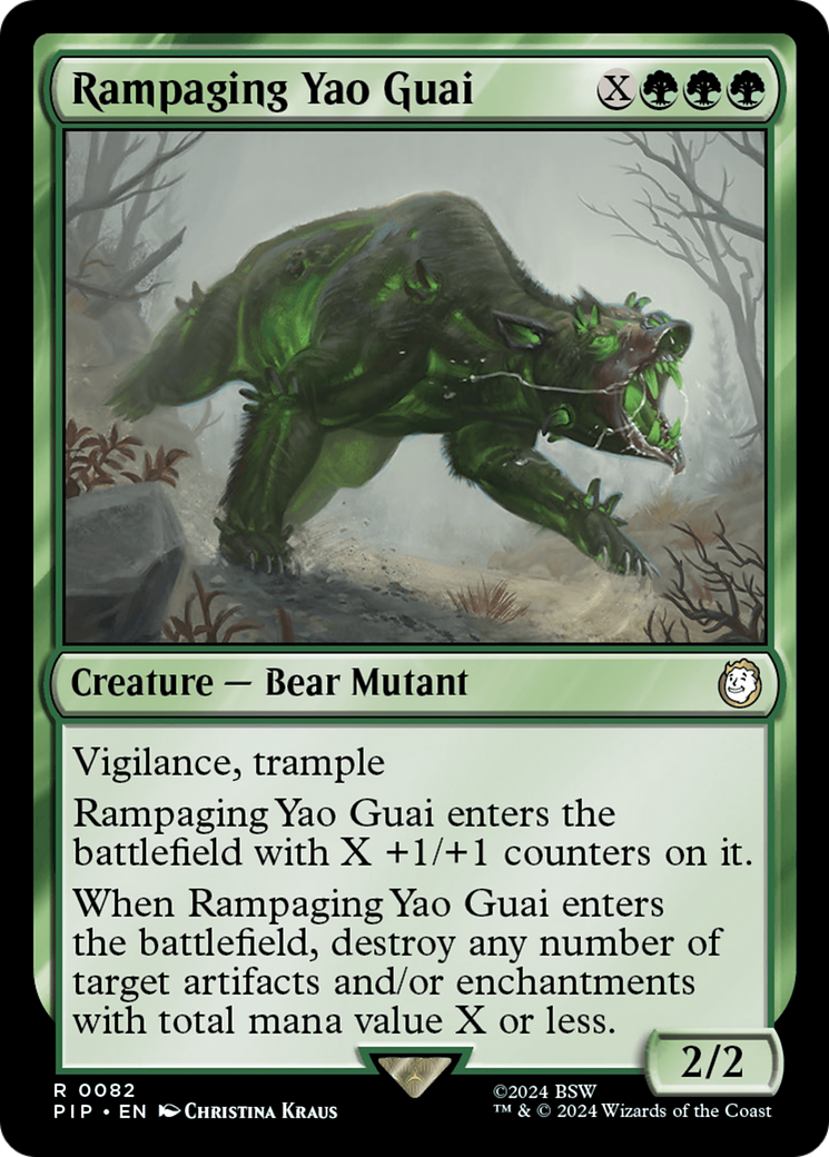 Rampaging Yao Guai [Fallout] - Destination Retro