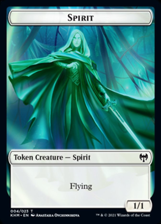 Spirit Token [Kaldheim Tokens] - Destination Retro