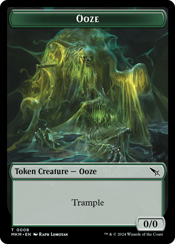 Detective // Ooze Double-Sided Token [Murders at Karlov Manor Tokens] - Destination Retro