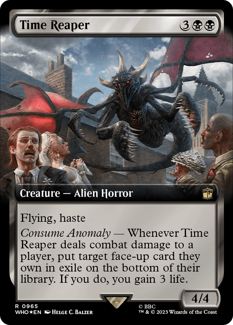 Time Reaper (Extended Art) (Surge Foil) [Doctor Who] - Destination Retro