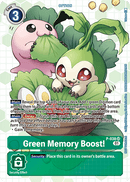 Green Memory Boost! [P-038] (Box Promotion Pack - Next Adventure) [Promotional Cards] - Destination Retro