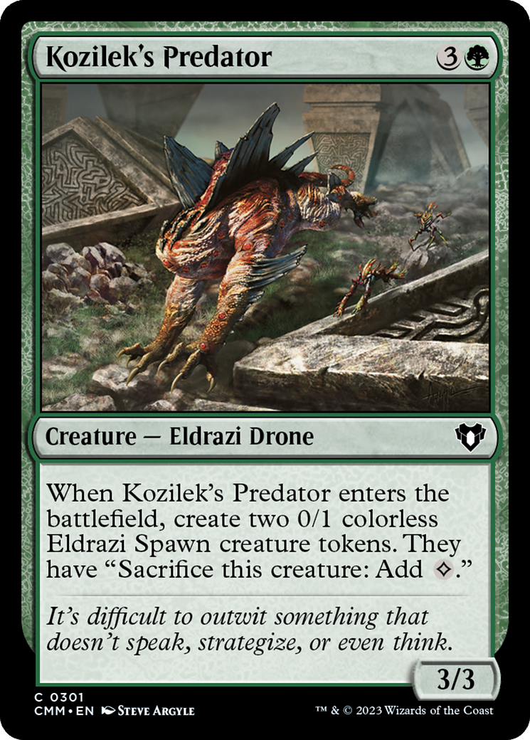 Kozilek's Predator [Commander Masters] - Destination Retro
