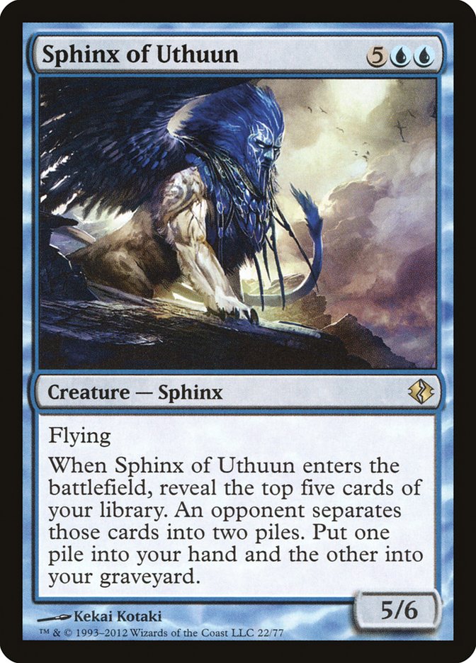 Sphinx of Uthuun [Duel Decks: Venser vs. Koth] - Destination Retro