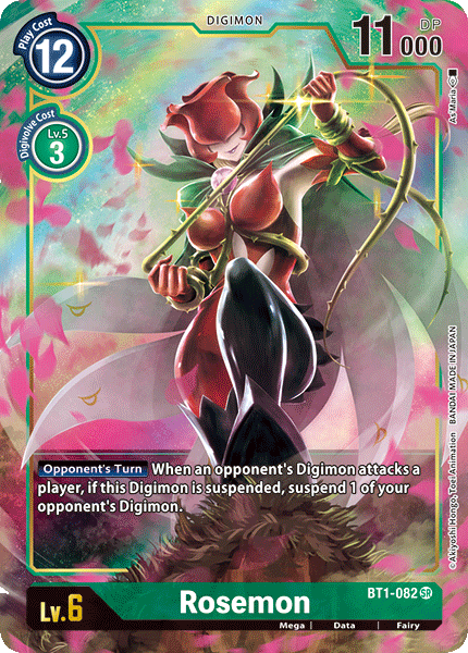 Rosemon [BT1-082] (Alternate Art) [Release Special Booster Ver.1.0] - Destination Retro