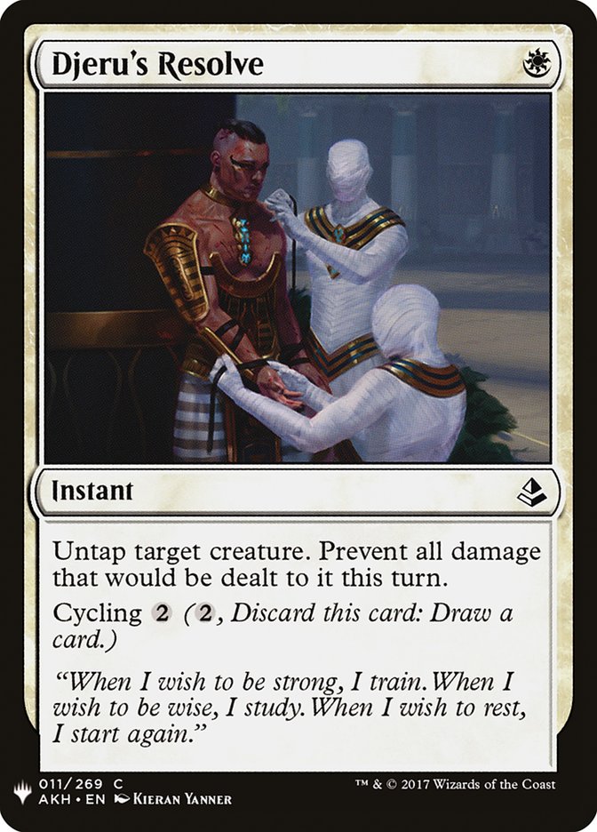Djeru's Resolve [Mystery Booster] - Destination Retro