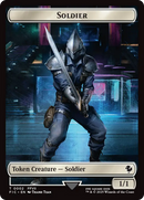 Soldier // Rebel Double-Sided Token [FINAL FANTASY Commander Tokens] - Destination Retro