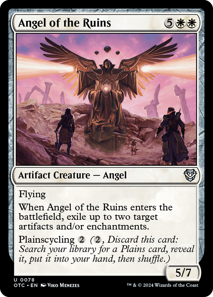 Angel of the Ruins [Outlaws of Thunder Junction Commander] - Destination Retro