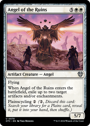 Angel of the Ruins [Outlaws of Thunder Junction Commander] - Destination Retro