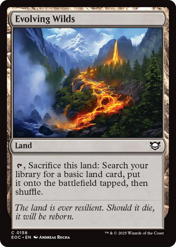Evolving Wilds [Edge of Eternities Commander] - Destination Retro