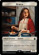 Human (0005) // Treasure (0028) Double-Sided Token [Doctor Who Tokens] - Destination Retro