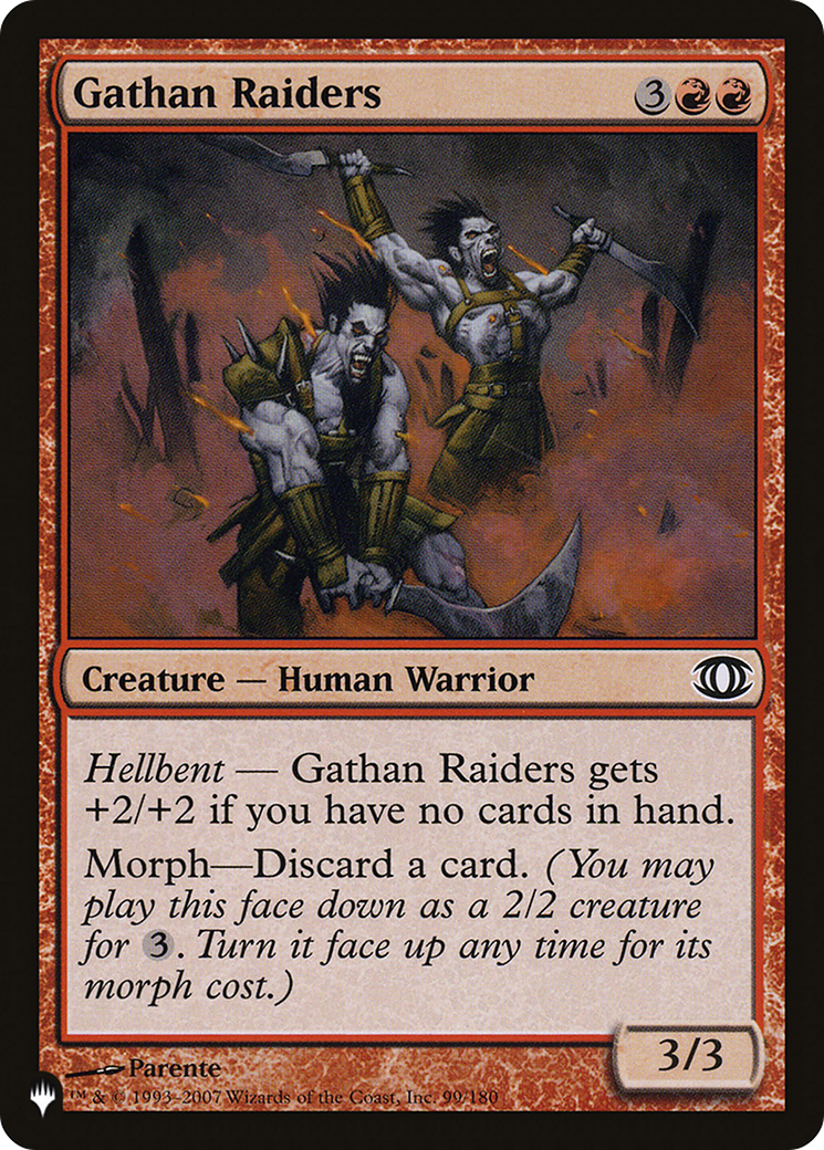Gathan Raiders [The List] - Destination Retro